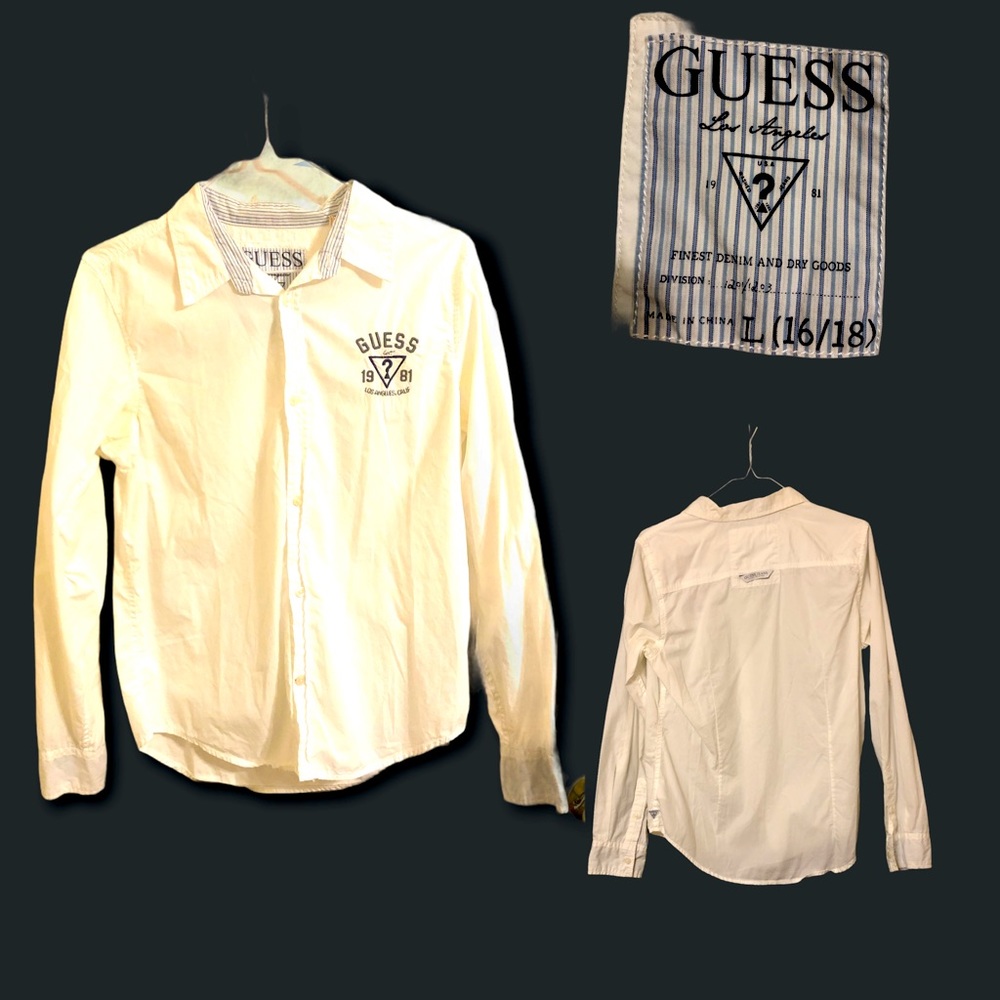 Guess button down shirt